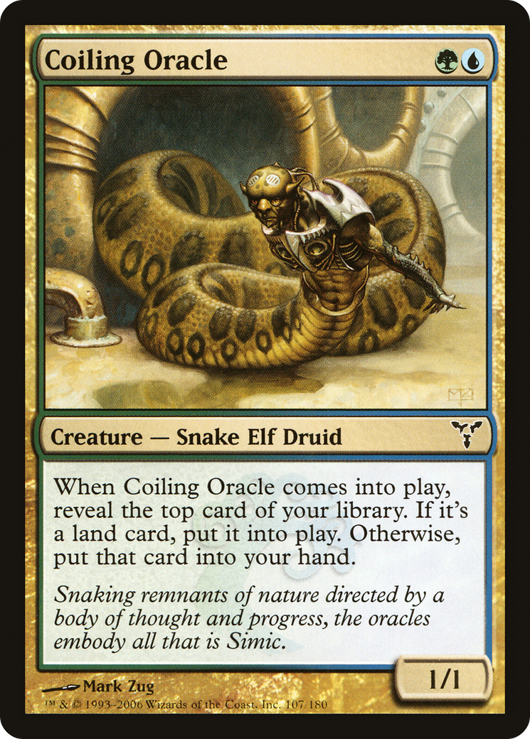 Coiling Oracle (107) - Dissension Foil