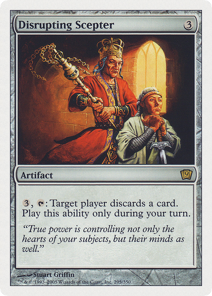 Disrupting Scepter (295) Foil - Ninth Edition