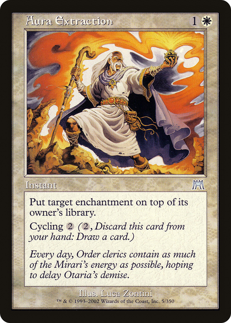 Aura Extraction [Onslaught] Foil