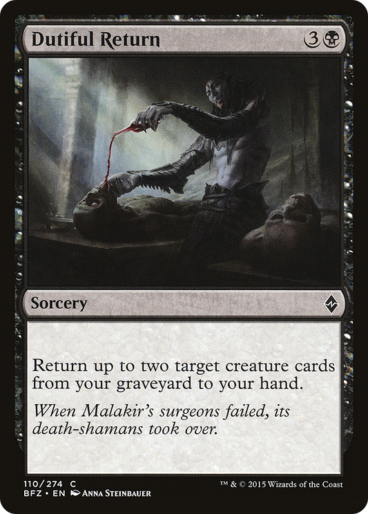 Dutiful Return [Battle for Zendikar]