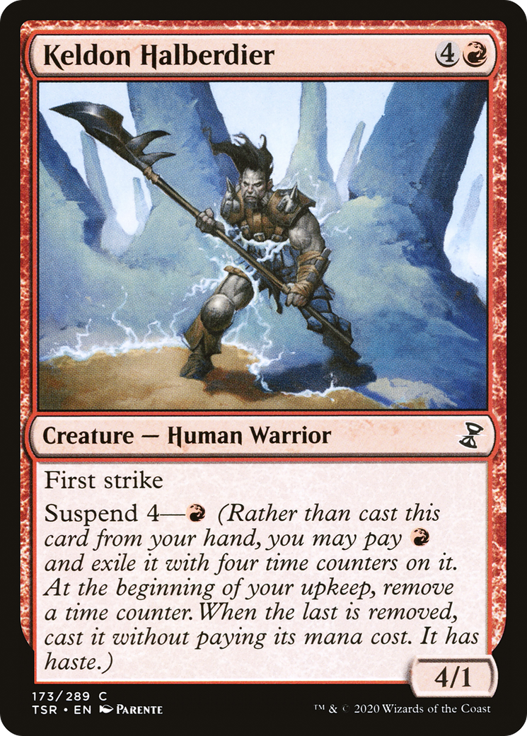 Keldon Halberdier [Time Spiral Remastered] Foil