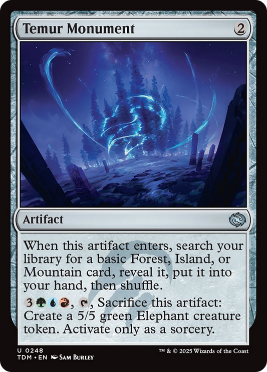 Temur Monument (248) Foil - Tarkir: Dragonstorm
