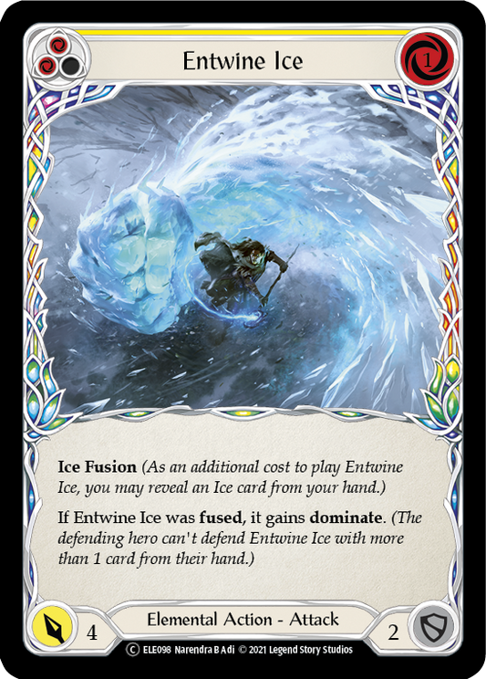 Entwine Ice (Yellow) Unlimited Edition  (ELE098) - Tales of Aria