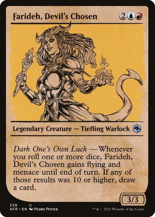 Farideh, Devil's Chosen (Showcase) [Dungeons & Dragons: Adventures in the Forgotten Realms] Foil