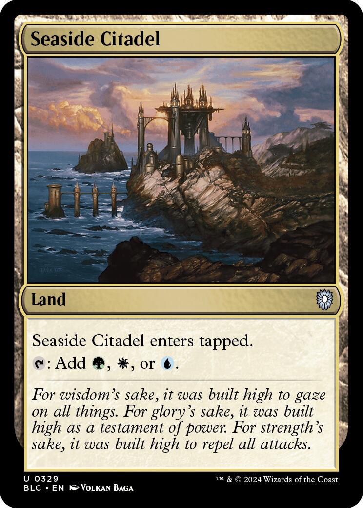 Seaside Citadel [Bloomburrow Commander] | Silver Goblin