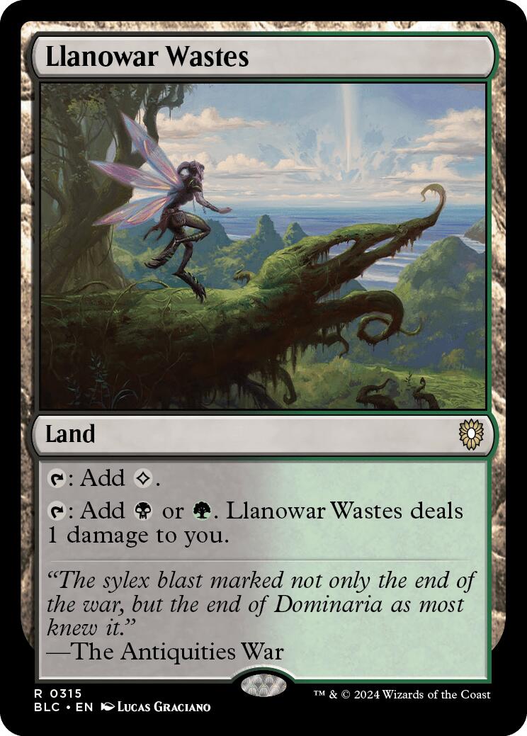 Llanowar Wastes [Bloomburrow Commander] | Silver Goblin