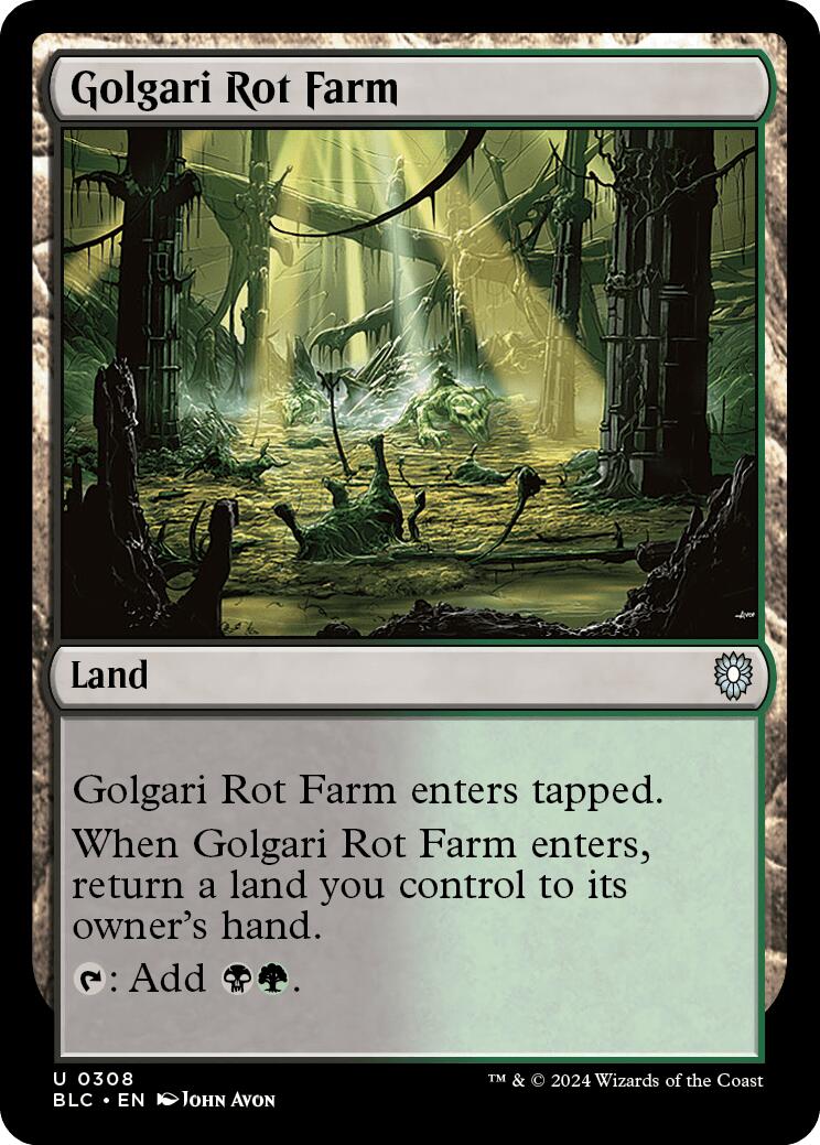 Golgari Rot Farm [Bloomburrow Commander] | Silver Goblin