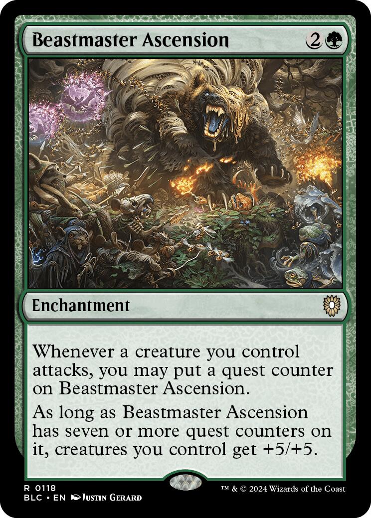 Beastmaster Ascension [Bloomburrow Commander] | Silver Goblin