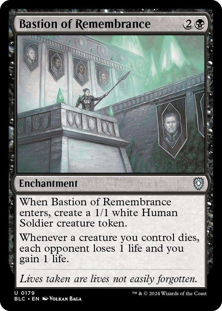 Bastion of Remembrance [Bloomburrow Commander] | Silver Goblin