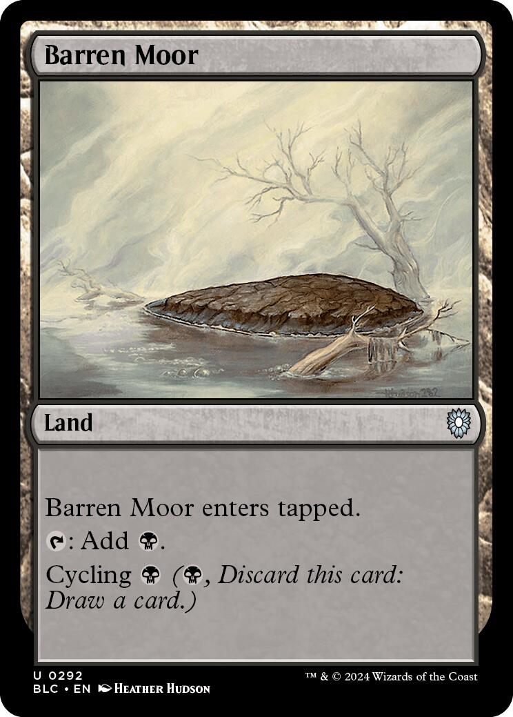 Barren Moor [Bloomburrow Commander] | Silver Goblin