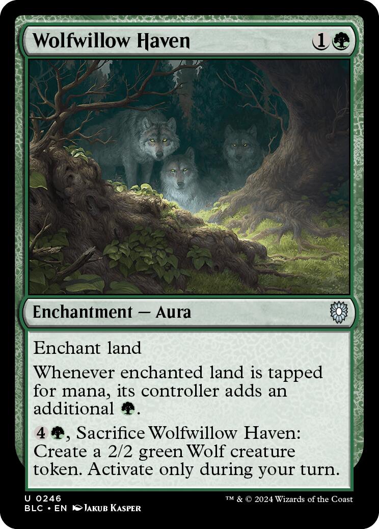 Wolfwillow Haven [Bloomburrow Commander] | Silver Goblin
