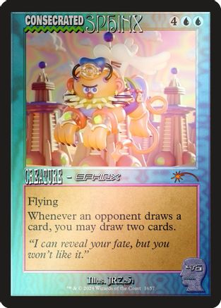 Consecrated Sphinx (1657) Foil - Secret Lair Drop Series