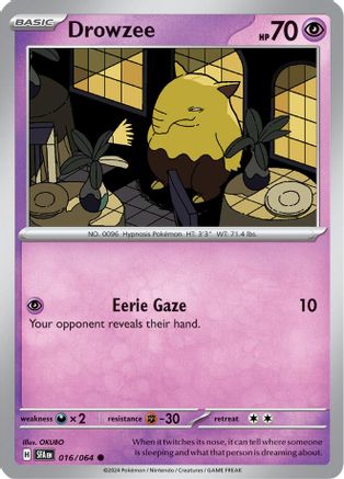 Drowzee (016/064) [Scarlet & Violet: Shrouded Fable]