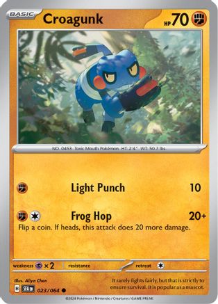 Croagunk (023/064) [Scarlet & Violet: Shrouded Fable] Reverse Holofoil