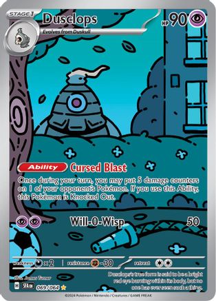 Dusclops - 069/064 (69) Holofoil - SV Shrouded Fable