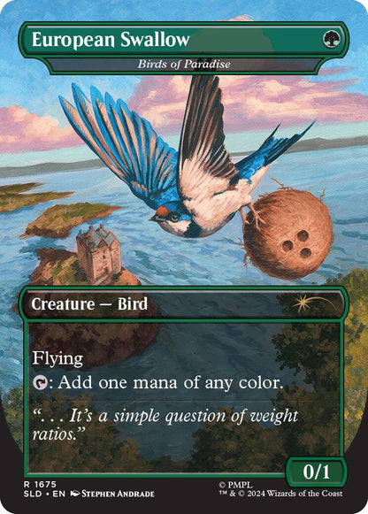 African Swallow - Birds of Paradise [Secret Lair Drop Series] Foil