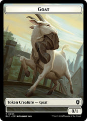 Goat // Wolf (032) Double-Sided Token [Bloomburrow Commander Tokens] | Silver Goblin