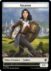 Soldier // Citizen Double-Sided Token [Bloomburrow Commander Tokens] | Silver Goblin