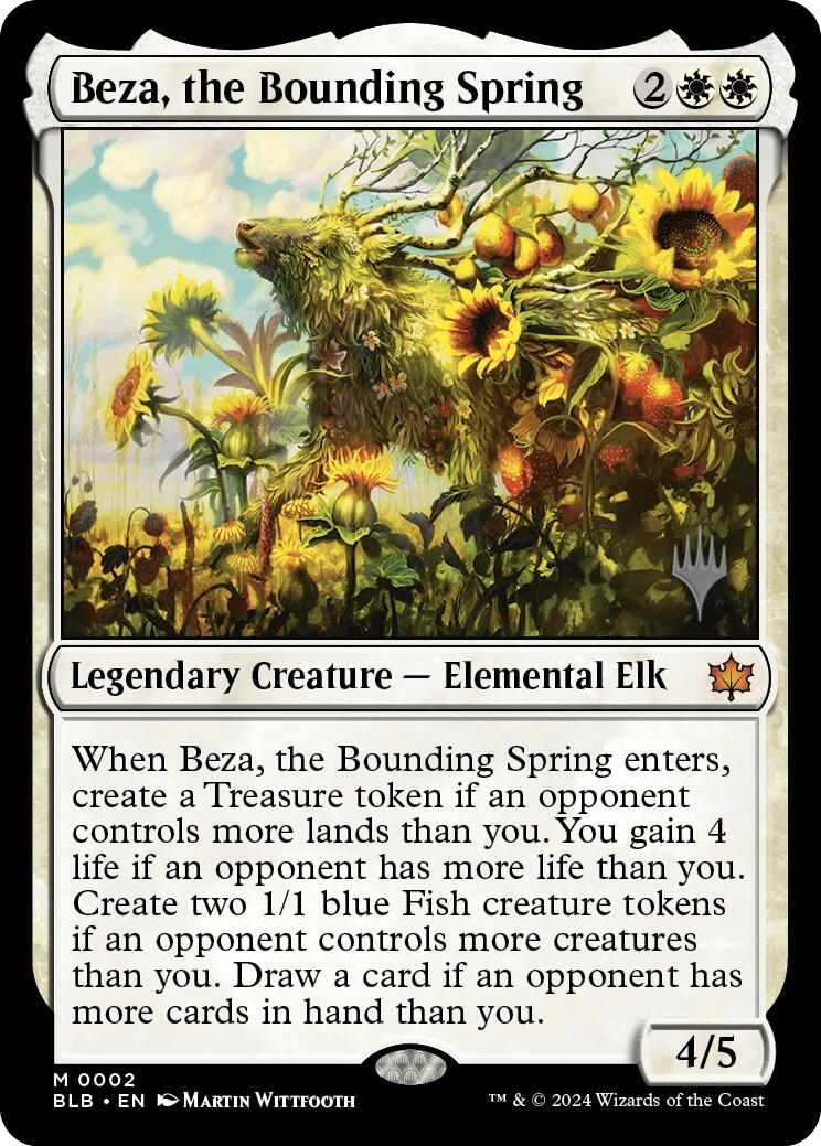 Beza, the Bounding Spring (Promo Pack) [Bloomburrow Promos] | Silver Goblin