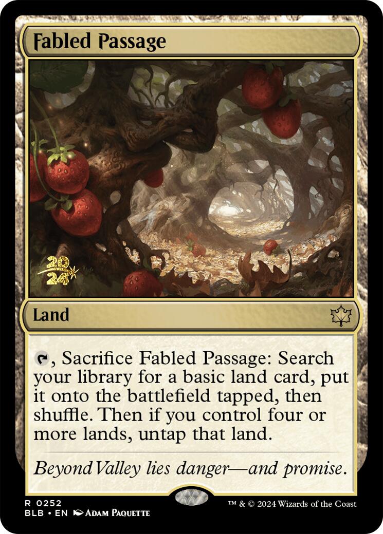 Fabled Passage [Bloomburrow Prerelease Promos] | Silver Goblin