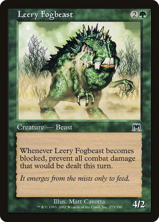 Leery Fogbeast [Onslaught] Foil