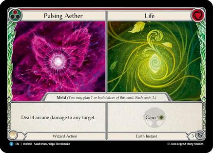 Pulsing Aether // Life (ROS018) Rainbow Foil - Rosetta