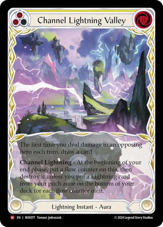 Channel Lightning Valley [ROS077] (Rosetta)  Rainbow Foil | Silver Goblin