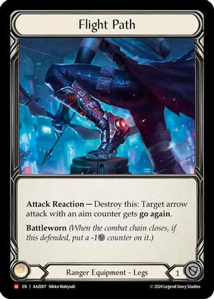 Flight Path (AAZ007) Rainbow Foil - Armory Deck: Azalea