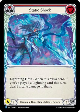Static Shock (Red) (AUR012) - 1st Strike