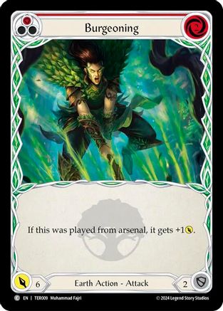 Burgeoning (Red) (TER009) - 1st Strike