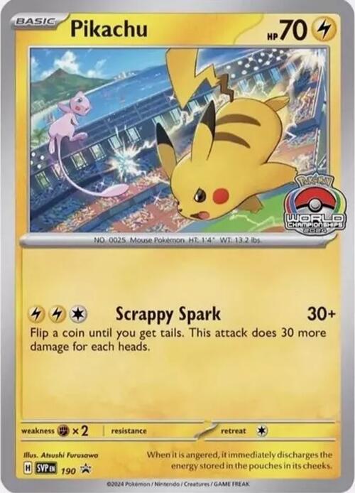 Pikachu (190) [Scarlet & Violet: Black Star Promos] | Silver Goblin