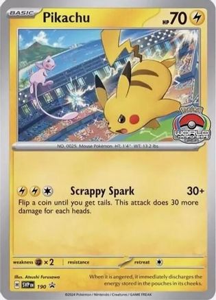 Pikachu - 190 (190) - SV Scarlet & Violet Promo Cards