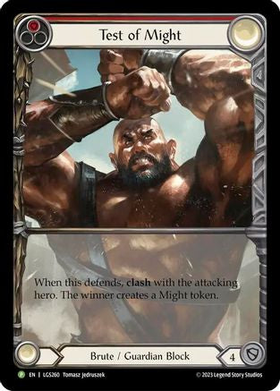 Test of Might - LGS260 (LGS260) Rainbow Foil - Flesh and Blood: Promo Cards