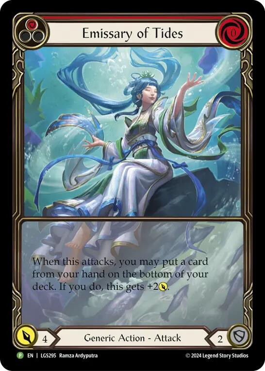 Emissary of Tides [LGS295] (Promo)  Rainbow Foil | Silver Goblin