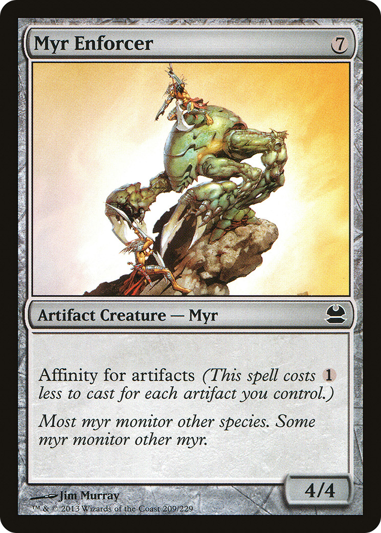 Myr Enforcer [Modern Masters] Foil