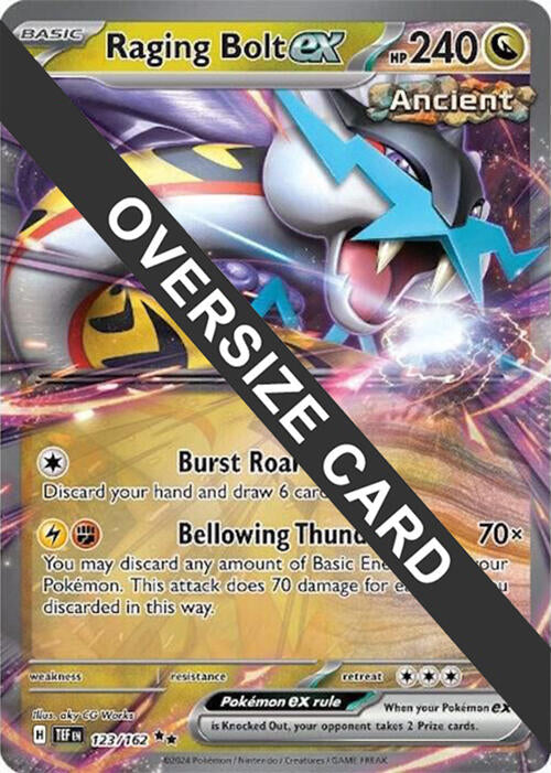 Raging Bolt ex (123) (Jumbo Card) [Scarlet & Violet: Black Star Promos] | Silver Goblin