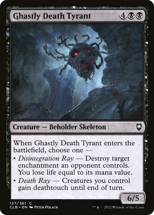 Ghastly Death Tyrant [Commander Legends: Battle for Baldur's Gate] Foil