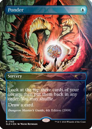 Ponder (1783) Foil - Secret Lair Drop Series