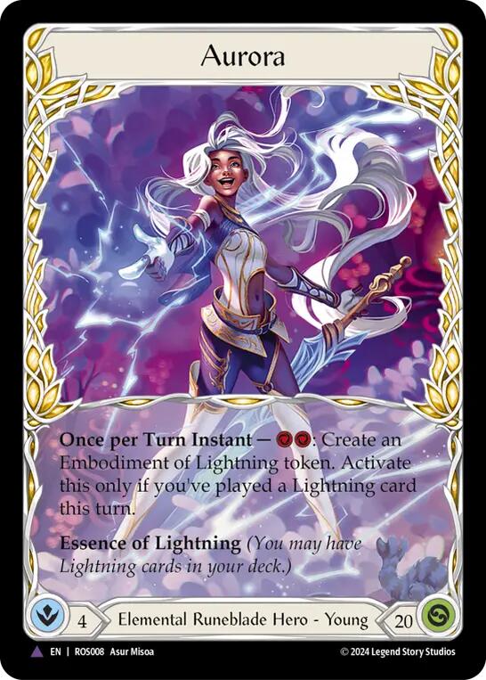 Aurora (Marvel) (Alternate Art) (ROS008) Cold Foil - Rosetta