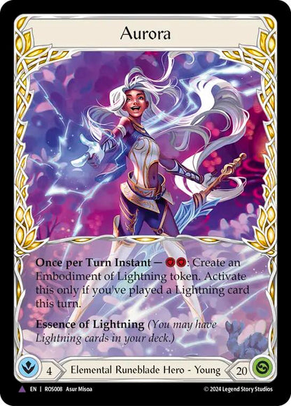 Aurora (Marvel) (Alternate Art) (ROS008) Cold Foil - Rosetta