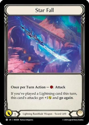 Star Fall // Volzar, the Lightning Rod (ROS009//ROS021) Cold Foil - Rosetta