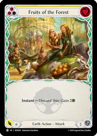 Fruits of the Forest (Yellow) (ROS056) Rainbow Foil - Rosetta