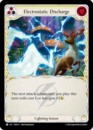 Electrostatic Discharge (Yellow) (ROS111) Rainbow Foil - Rosetta