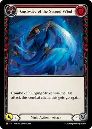 Gustwave of the Second Wind (ROS245) Rainbow Foil - Rosetta