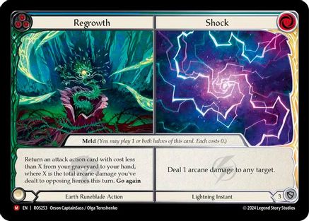 Regrowth // Shock (ROS253) Rainbow Foil - Rosetta