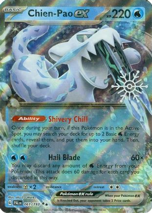 Chien-Pao ex - 061/193 (Holiday Calendar) (61) Holofoil - Miscellaneous Cards & Products