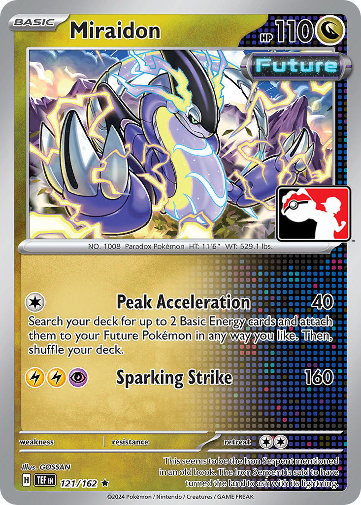 Miraidon (121/162) [Prize Pack Series Five] | Silver Goblin