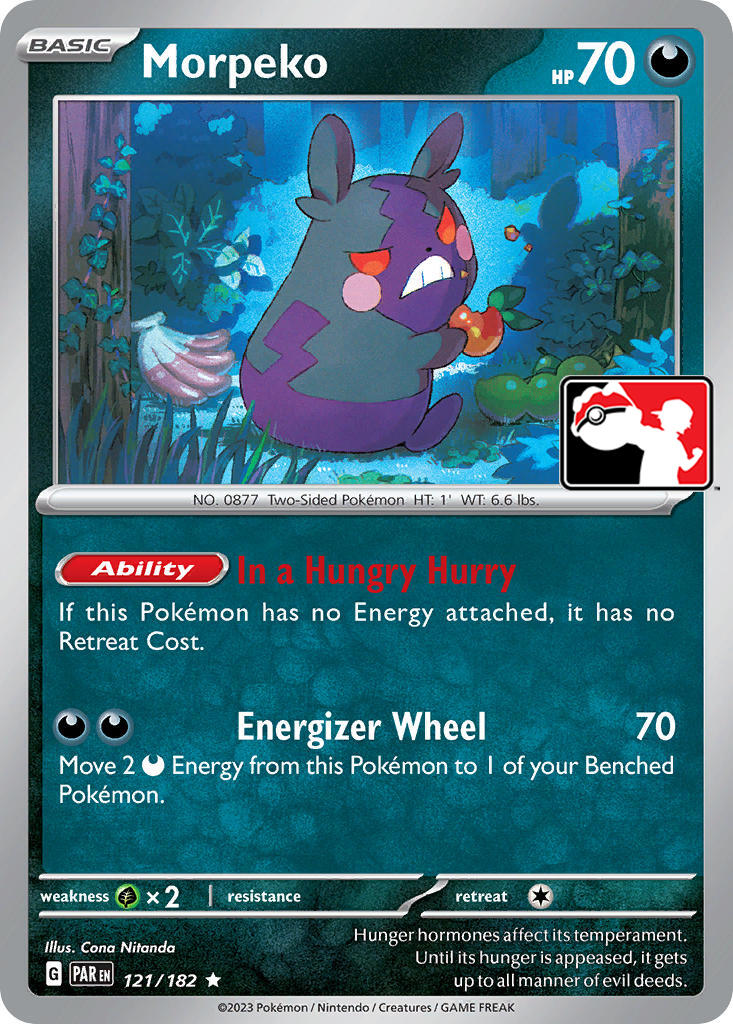 Morpeko (121/182) [Prize Pack Series Five] | Silver Goblin