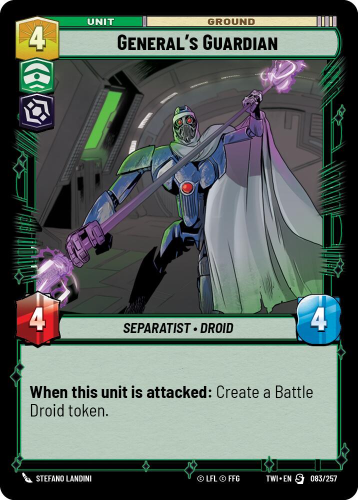 General's Guardian (083/257) [Twilight of the Republic] | Silver Goblin