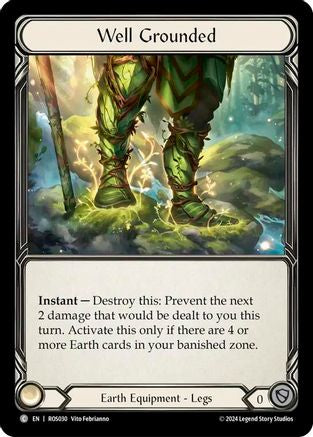 Well Grounded (ROS030) Cold Foil - Rosetta